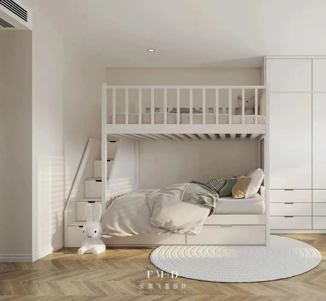 【親子宅設計精選】好想擁有一個這樣的兒童房，睡眠區+玩耍區雙用，實用安全又美觀