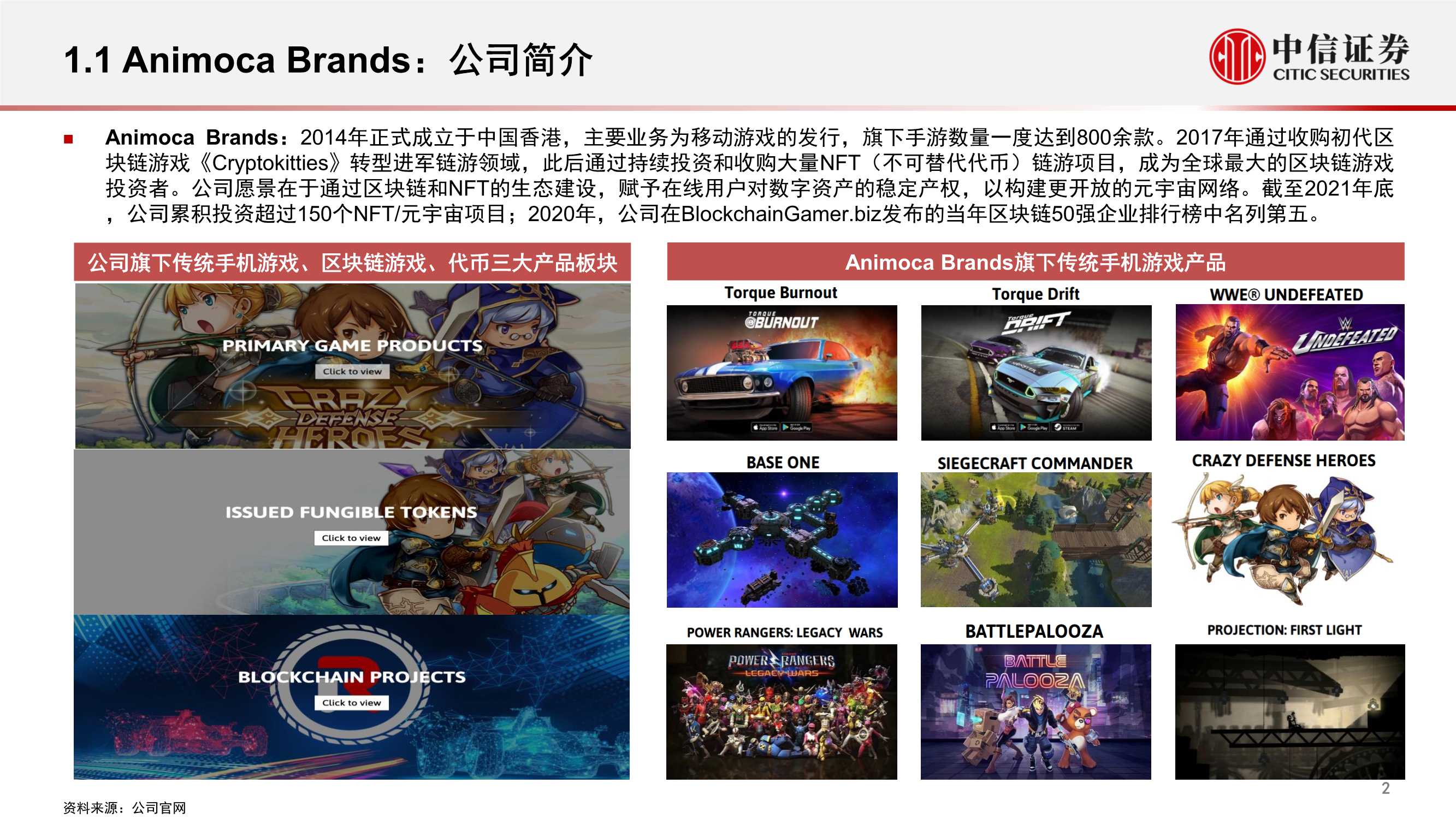 Animoca Brands，估值50亿美金的NFT游戏商（元宇宙系列）