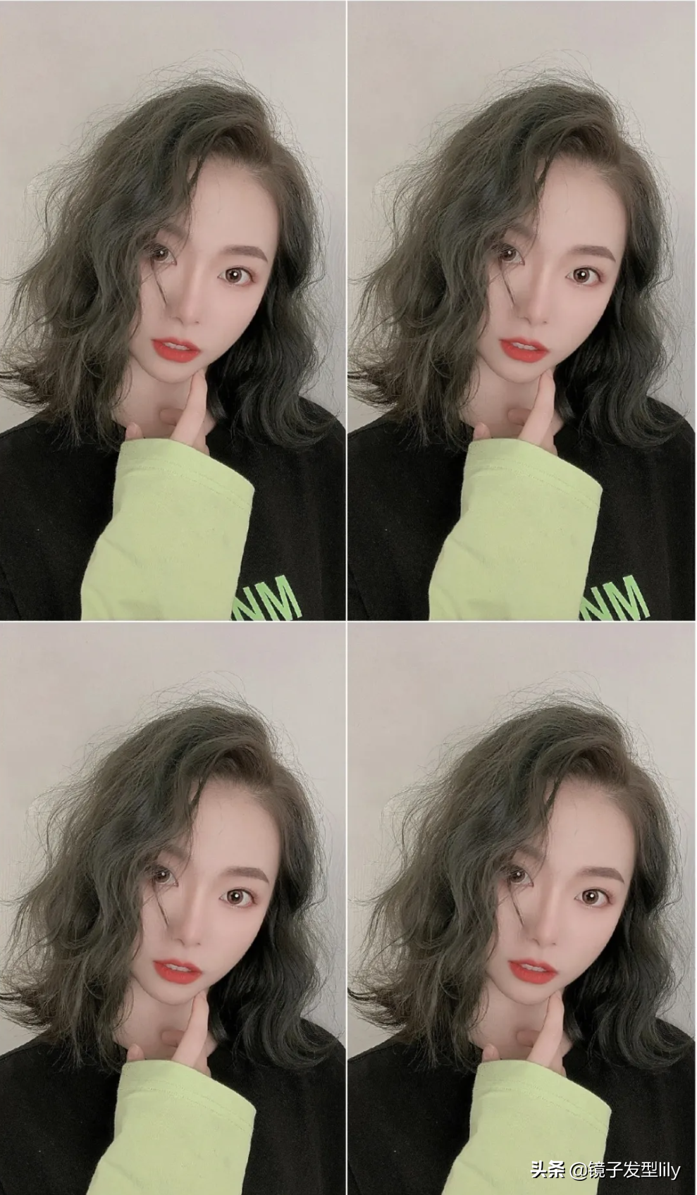 中长发发型图片女减龄2022(最美烫染发型猜想)