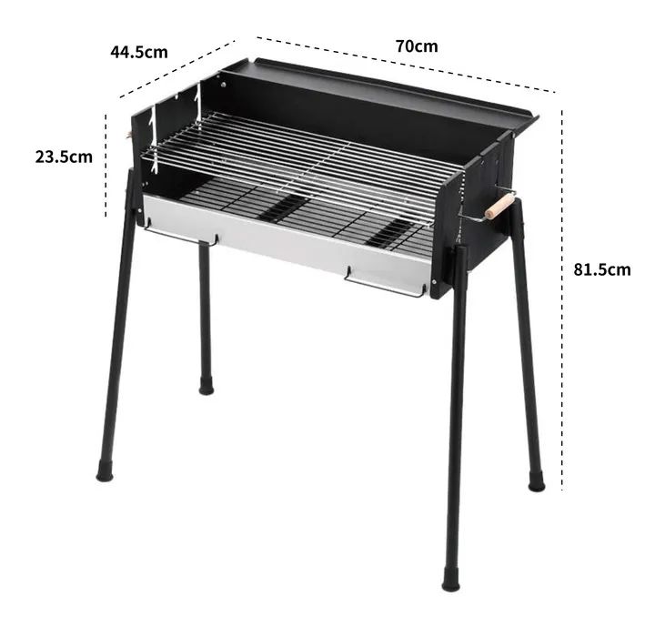5cm的烤网面积足够10人分量的食材烧烤.