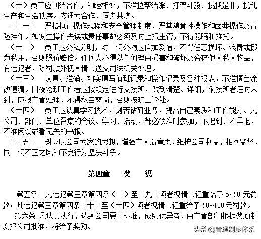 公司规章制度全集（63页）