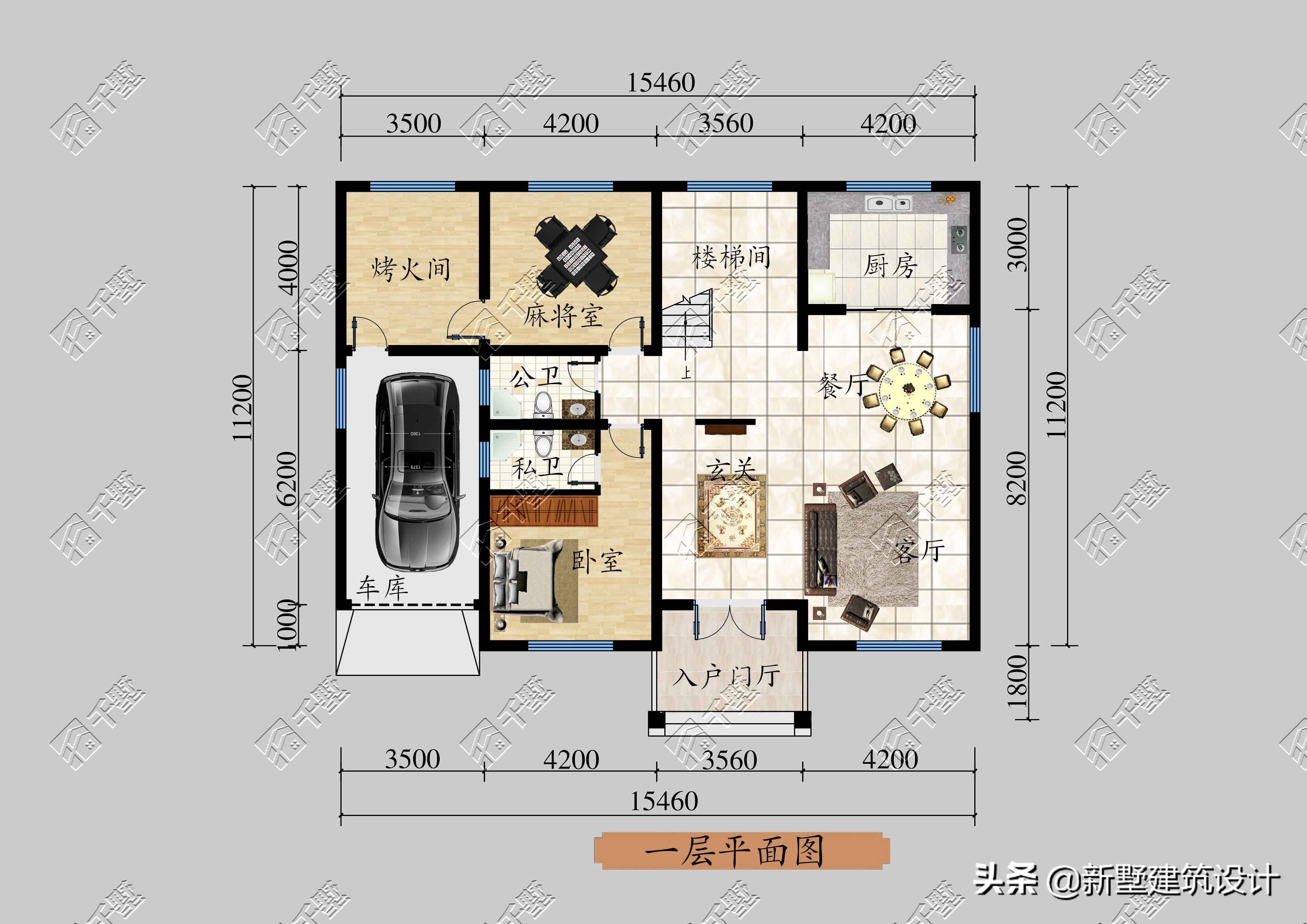 十款农村自建房带土灶间，带车库，储物间，来看看你到底喜欢哪款