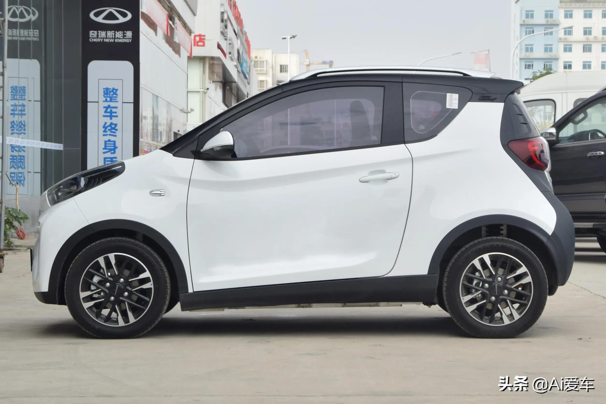 小巧帶快充，續航408公里實惠代步車，養車便宜，實拍奇瑞小螞蟻