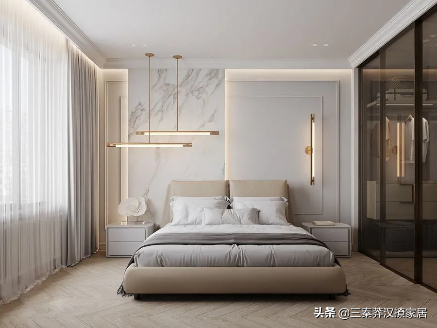 我是真的佩服女主，用香槟色+浅灰色的组合，打造公寓式阳光美家