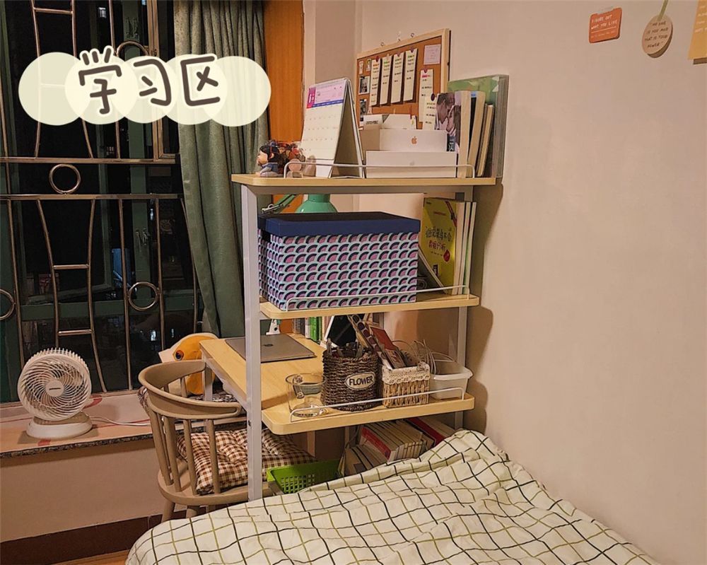 一位广州姑娘晒出自家卧室：将仅5㎡的小卧室，变成温馨独居小窝
