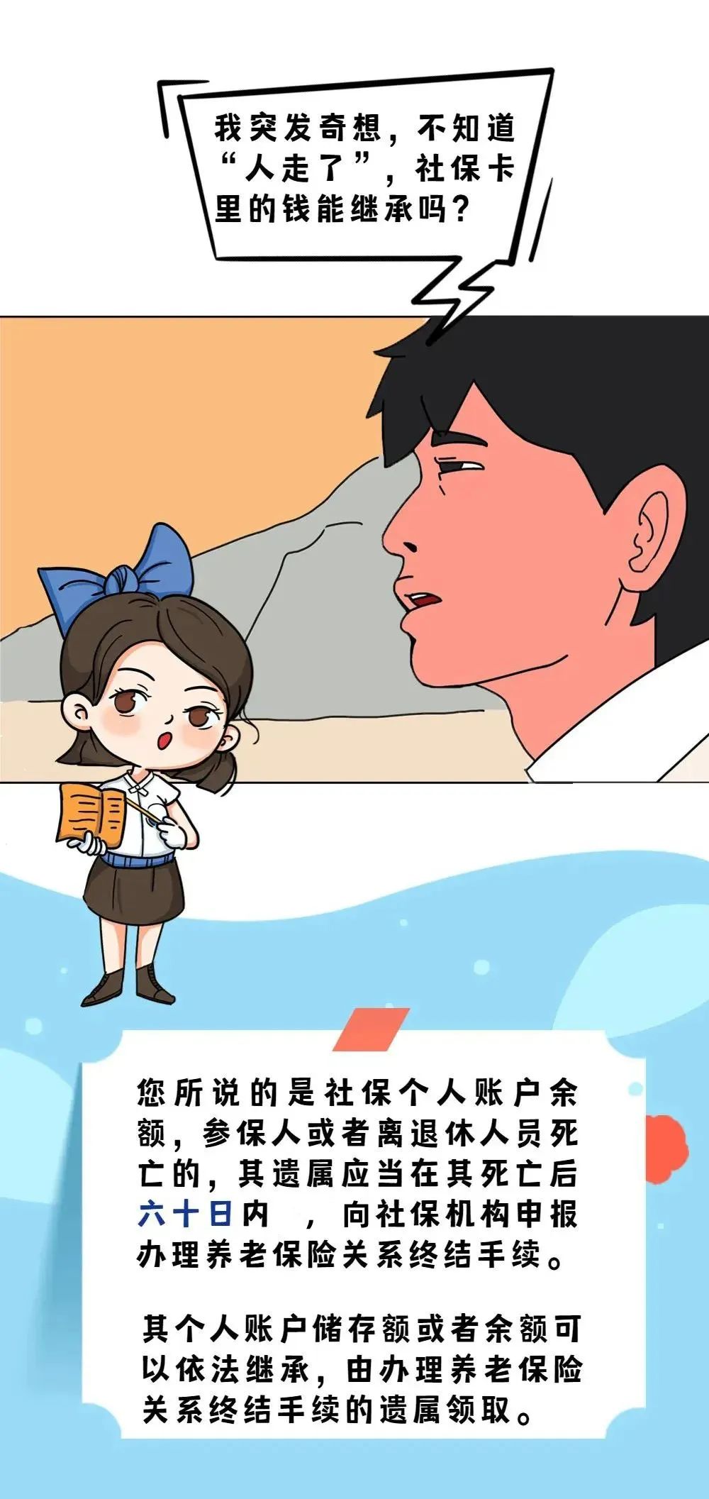 人去世了银行卡能继承那社保卡能继承吗？