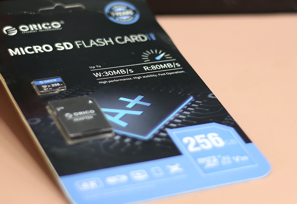 高效高速大容量，奥睿科ORICO 256GB TF卡体验