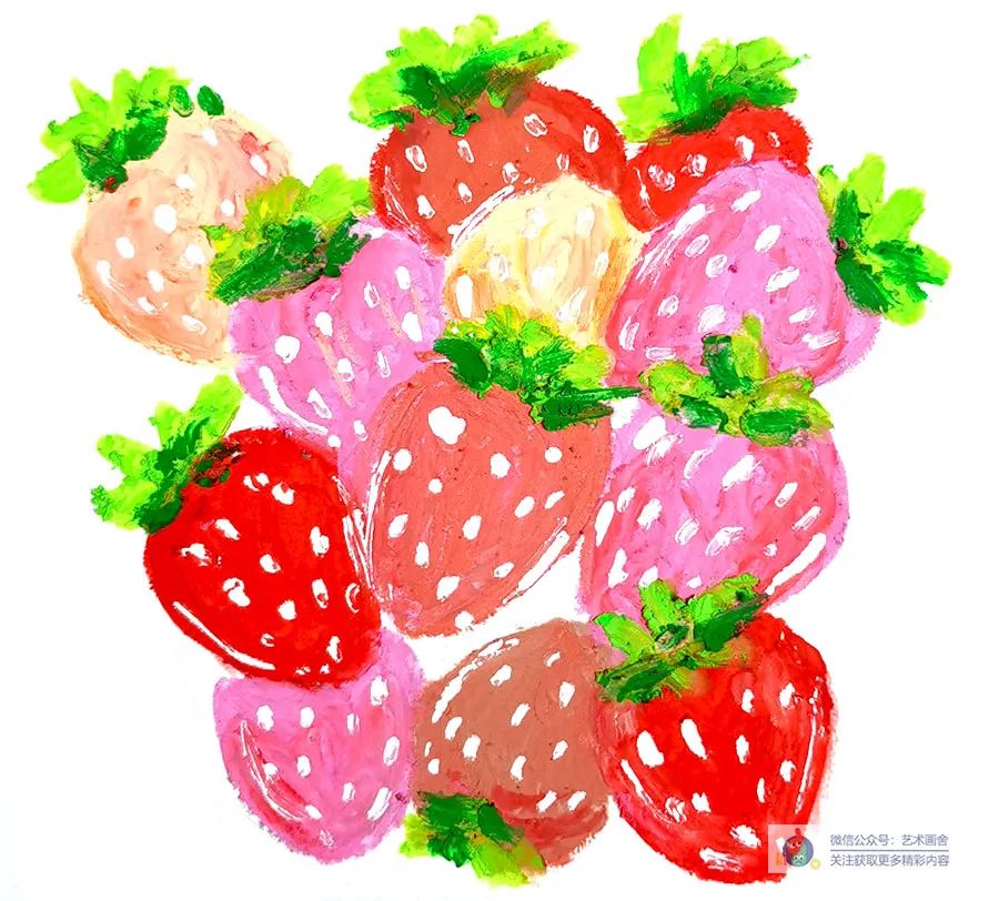 草莓画(草莓画作品)-我的快乐小窝