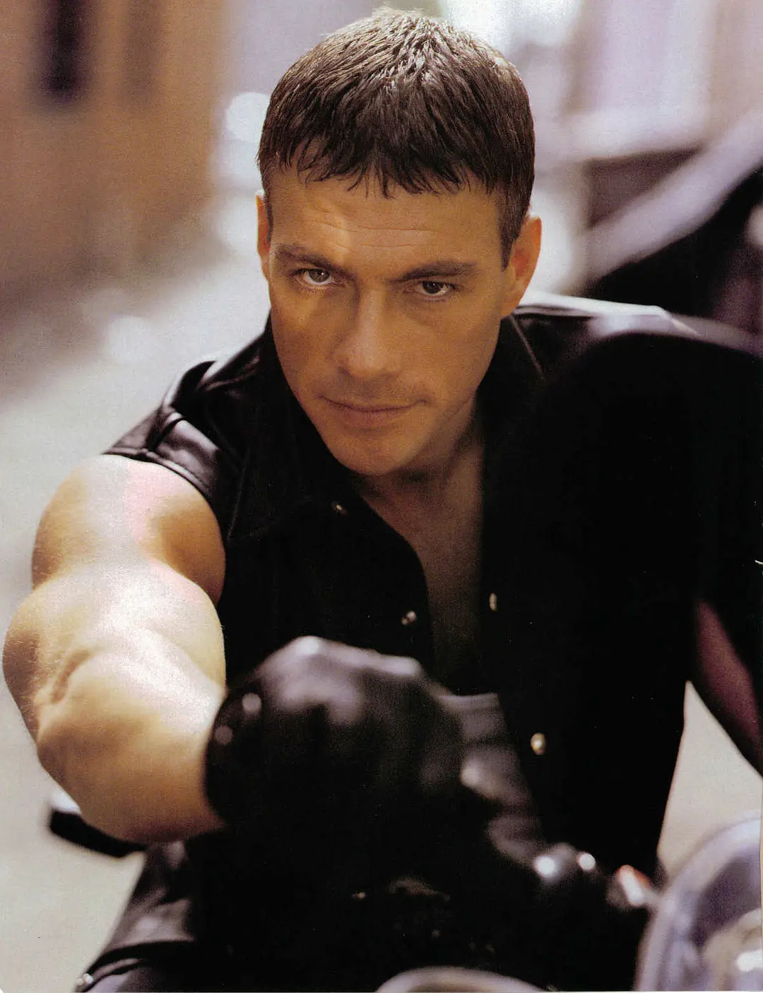 充满力量感的尚格云顿，始终是很多人心中最劲爆的动作巨星