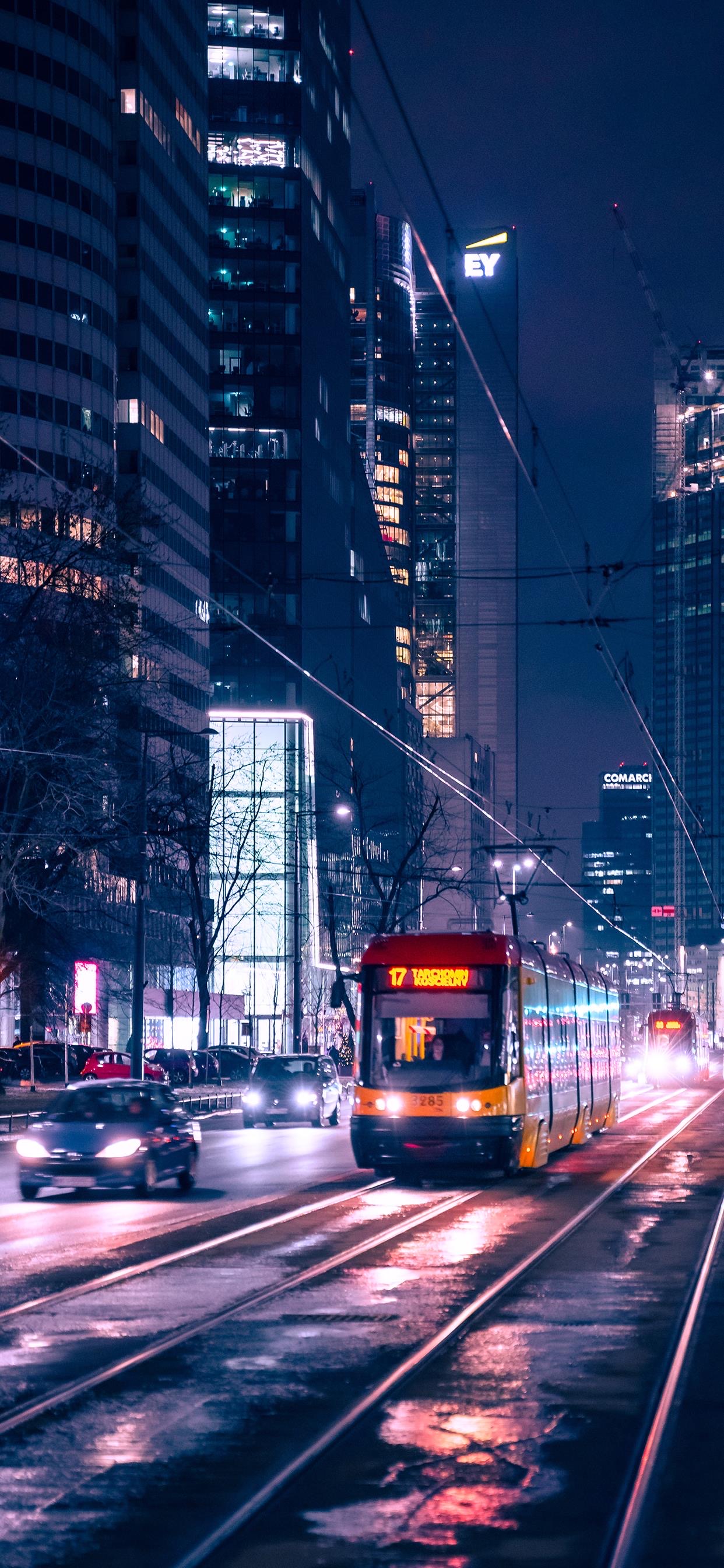 城市夜景壁纸｜整个城市发着光，温暖每个角落夜归的人