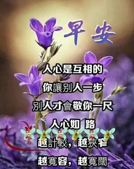 周二暖心早上好图片，漂亮问候早安祝福话语，早安好运连连图片