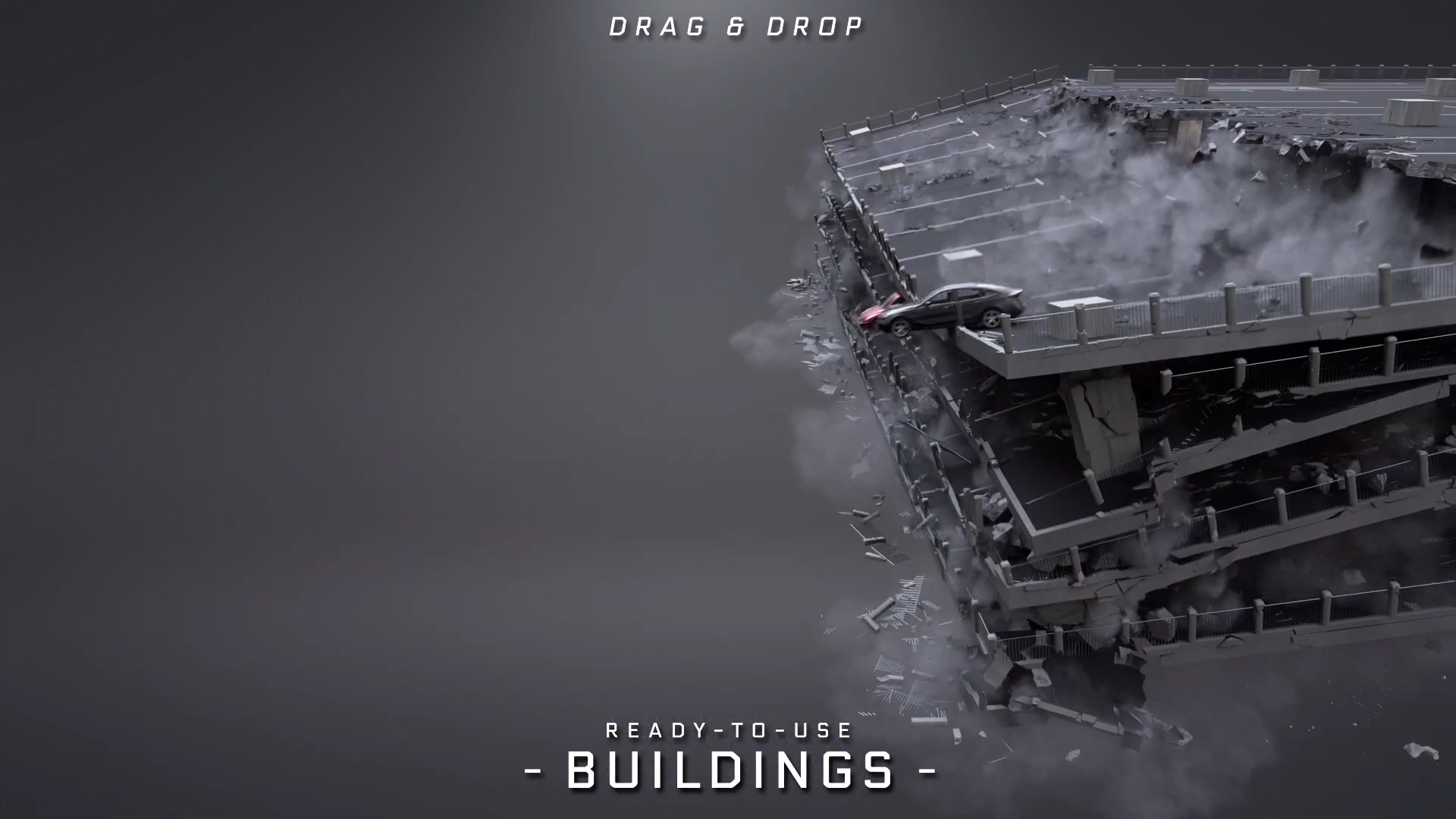 史诗级影视特效合成包90G下载，碎裂、坍塌、灾难、摧毁