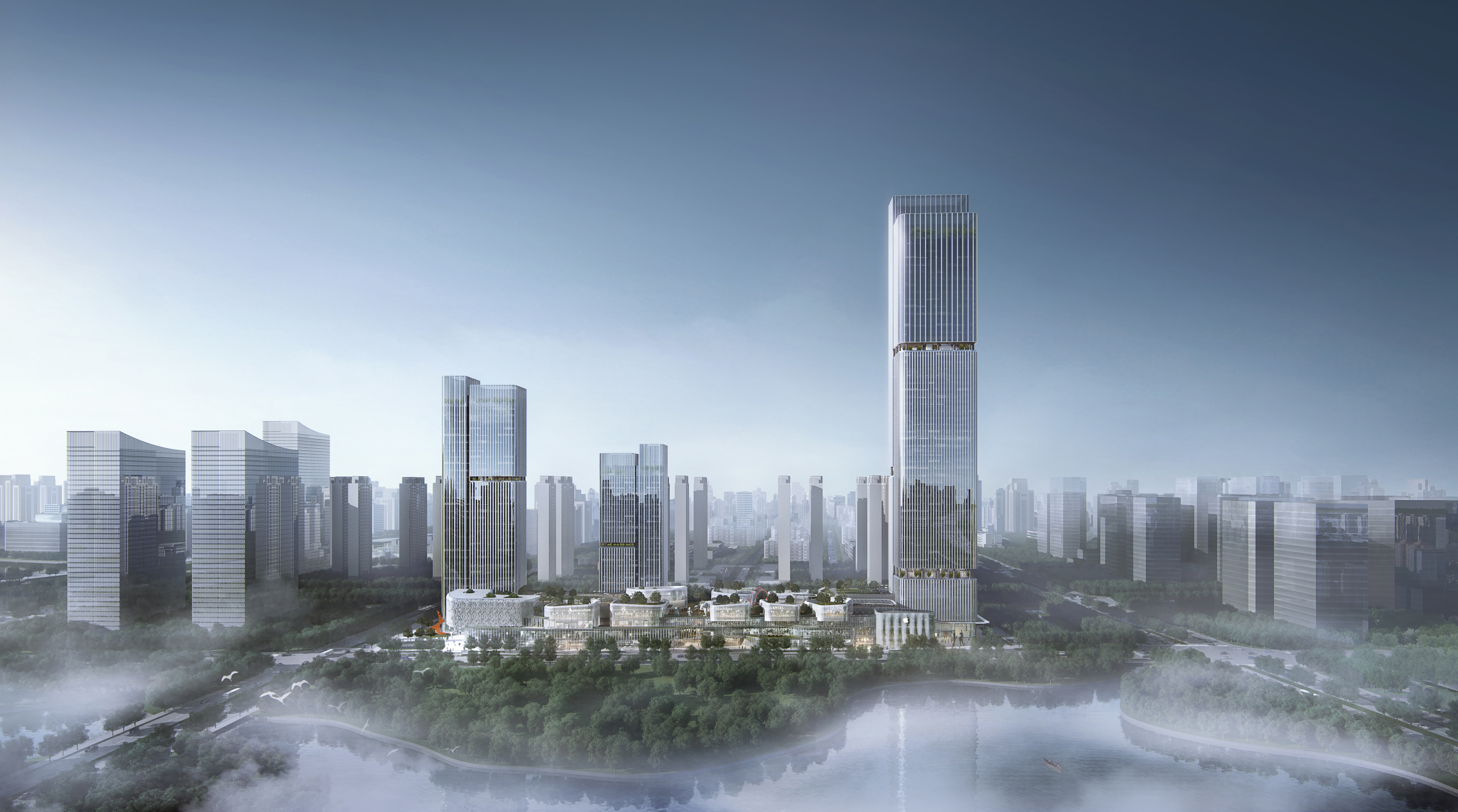 2021年中国百强城市排行榜第五名——杭州,未来十大超高地标建筑