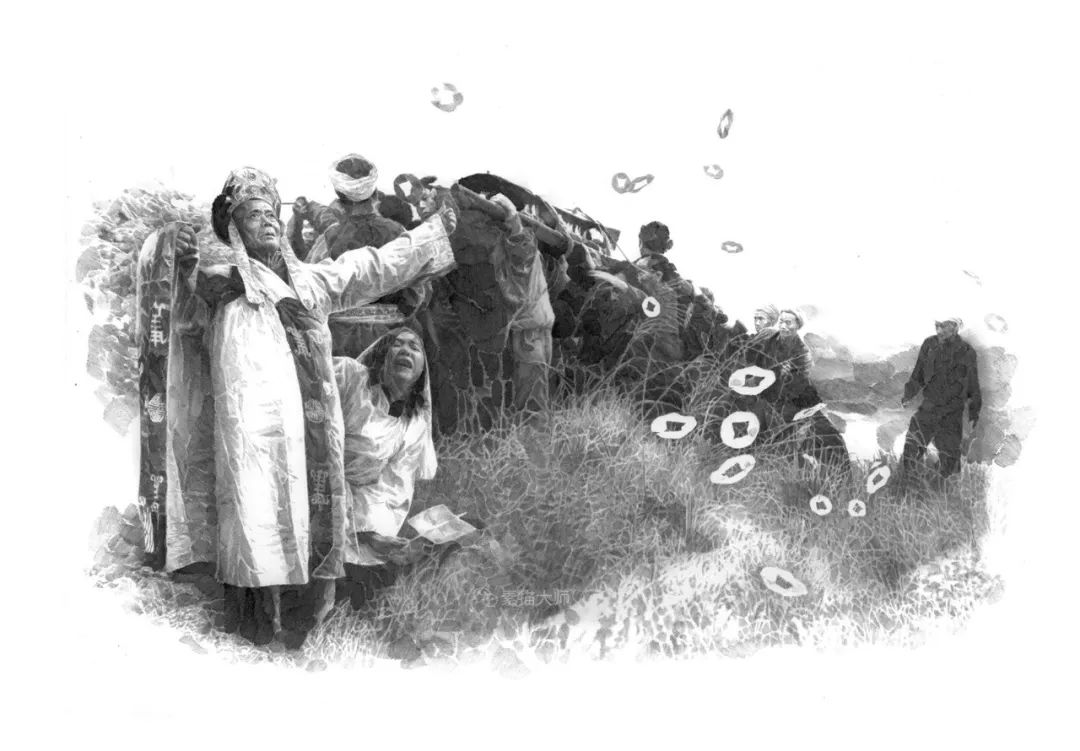 当代著名画家李晨,《边城》高清插画!| 情感与绘画语境的结合