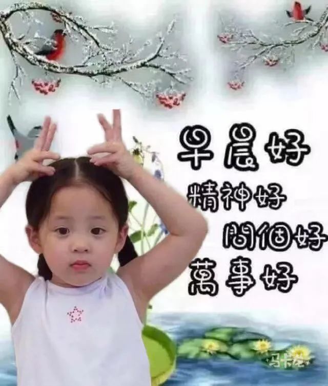 精选好看的早上好动态美图关心话语，一个问候带给你一个新的心情图片