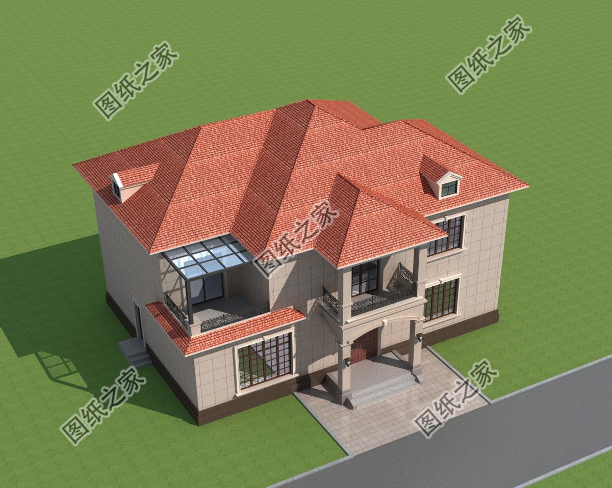 五套简欧式别墅设计，在农村建房一定不要将就，盖就要盖最喜欢的