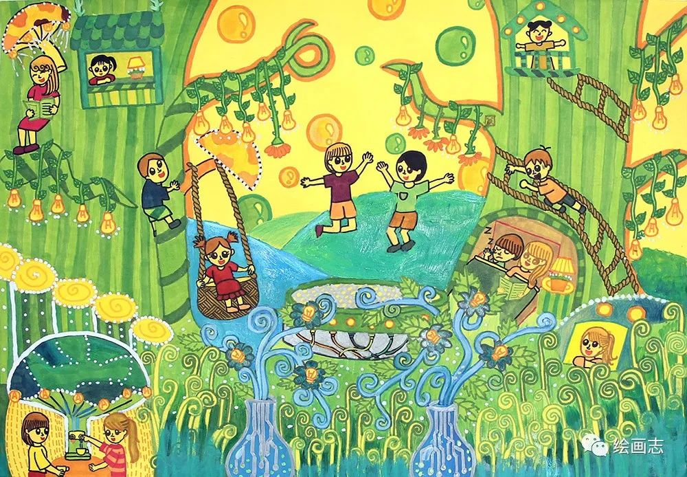 科幻画素材—25种类型科学幻想绘画比赛获奖作品欣赏,点击收藏