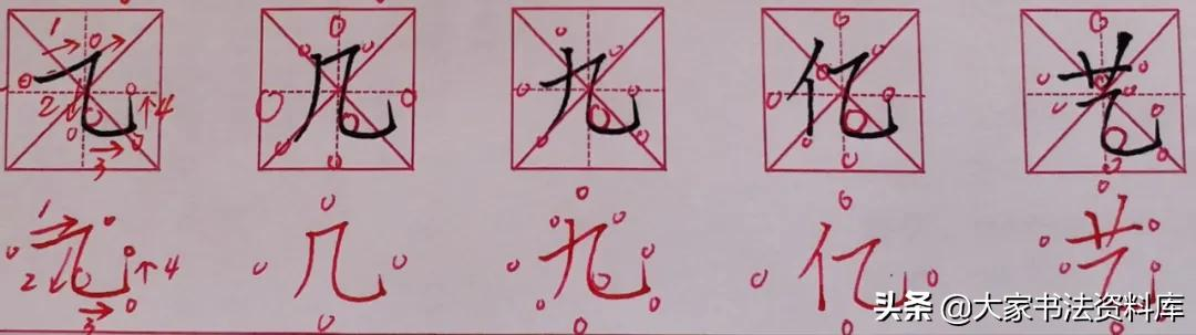 硬笔书法入门教程:基本笔画写法技巧