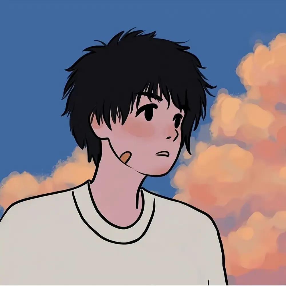 超浪漫的情侣头像,无水印