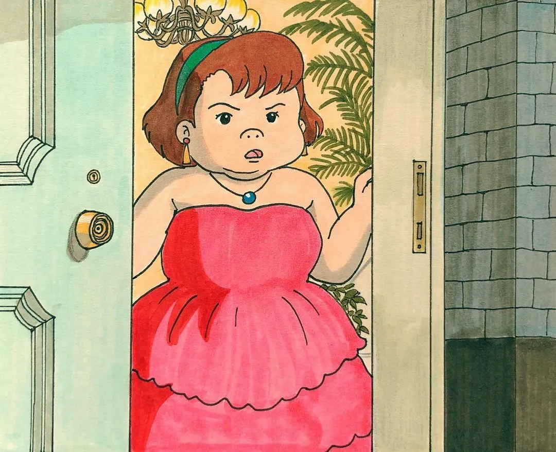 她笔下200斤的胖子让人想到自己