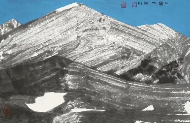 他的画激情迸发，境界博大