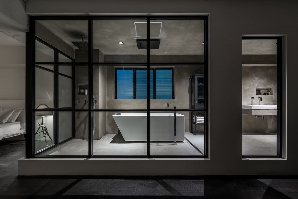 这才是真正的穷装，用裸墙玻璃隔断的127㎡新家，颜值竟然这么高