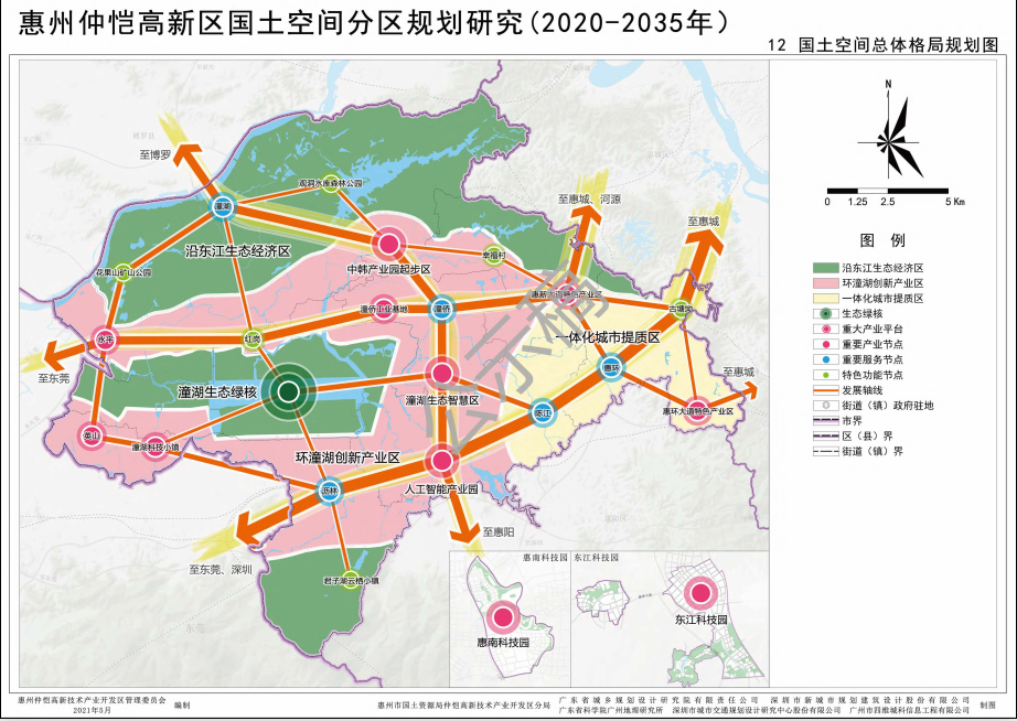 仲恺十四五规划中提出,推动潼湖湿地生态绿色发展