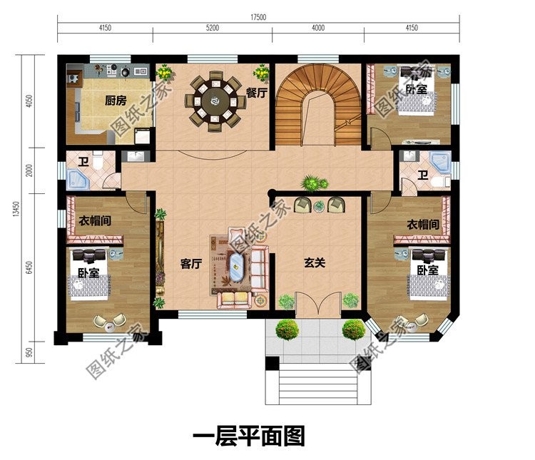 带地下室的别墅设计，符合农村生活需求，忍不住的想要住进去