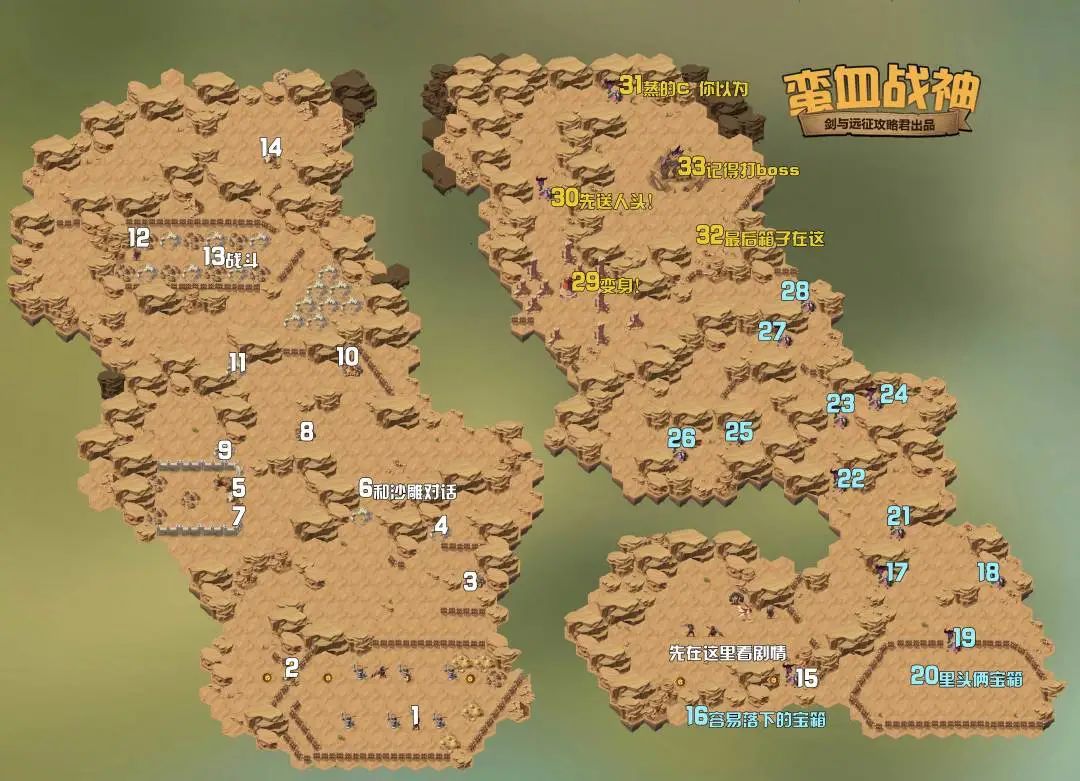 「活动向」新奇境-蛮血战神 懒人图