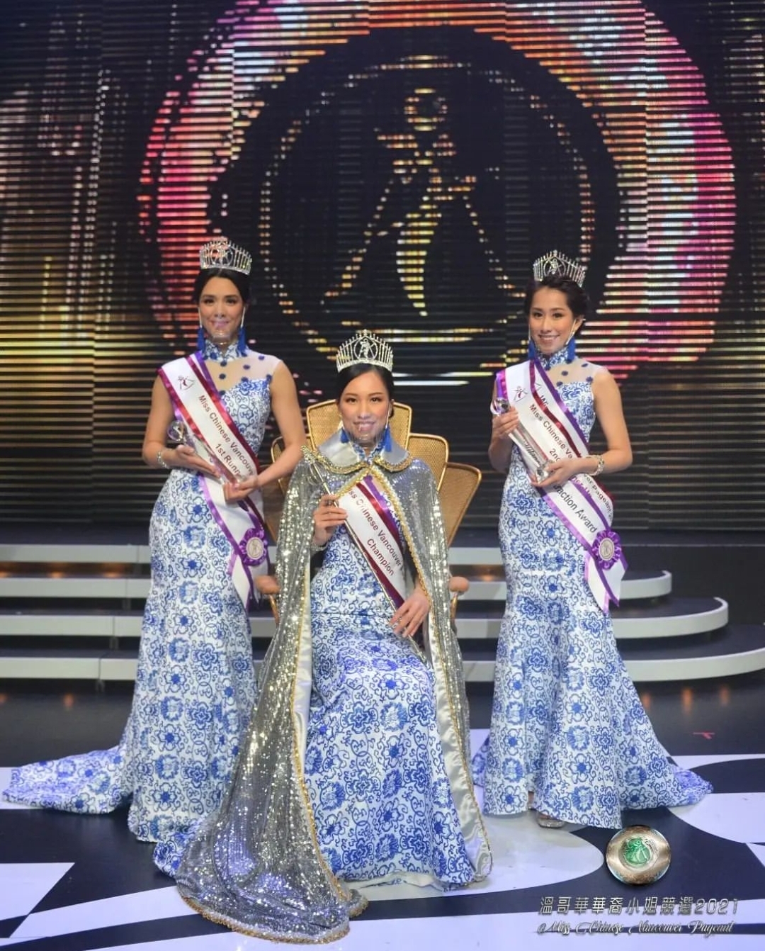 钟丽缇女儿获温哥华华姐比赛亚军，考虑到内地发展，妈妈曾是冠军