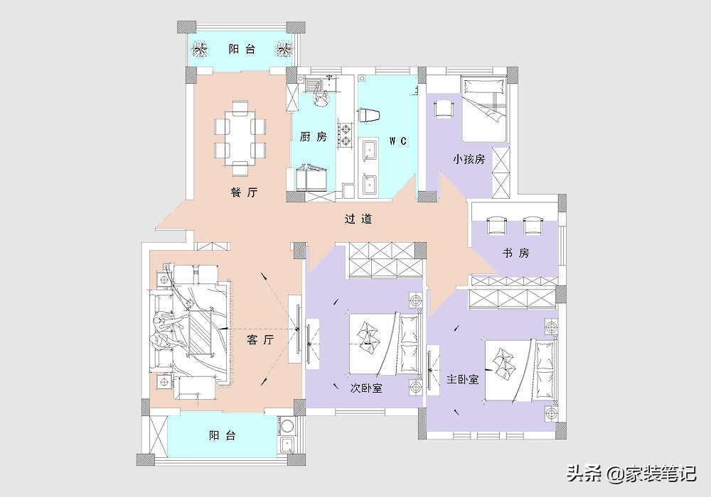 成都夫妻的新房装修，选择美式风，屋内看不到一丝俗气，温馨耐看