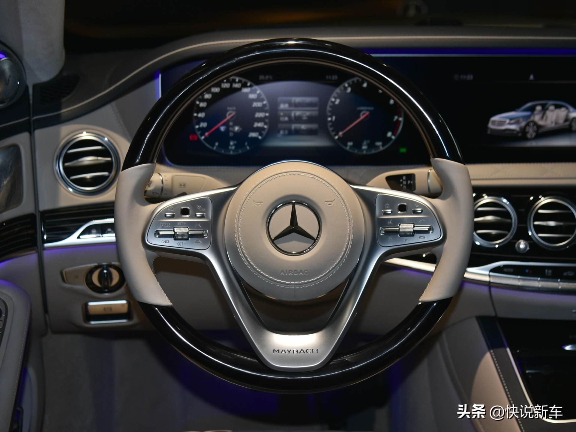 顶级豪华，百万好车，老板们最爱，实拍迈巴赫S级