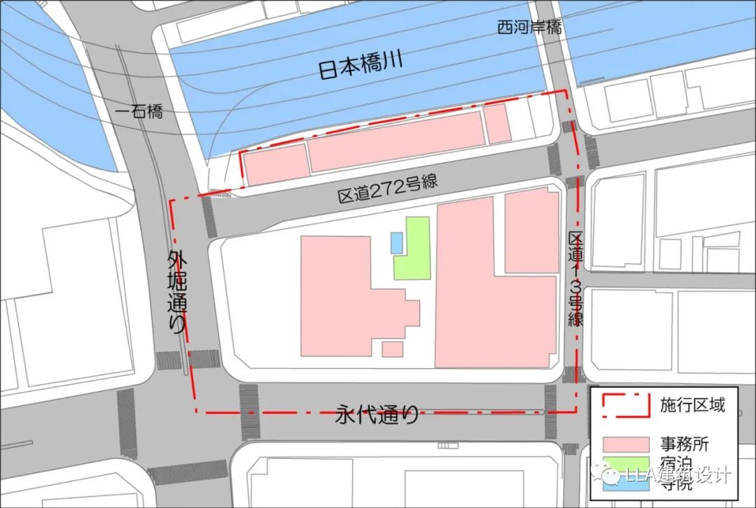 日本东京八重洲一丁目北地区滨河再开发项目 / LLA建筑设计