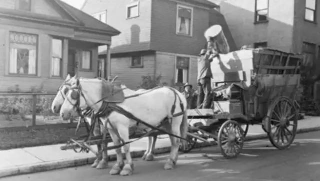 涨知识你不知道的历史，原来以前的垃圾车长这样