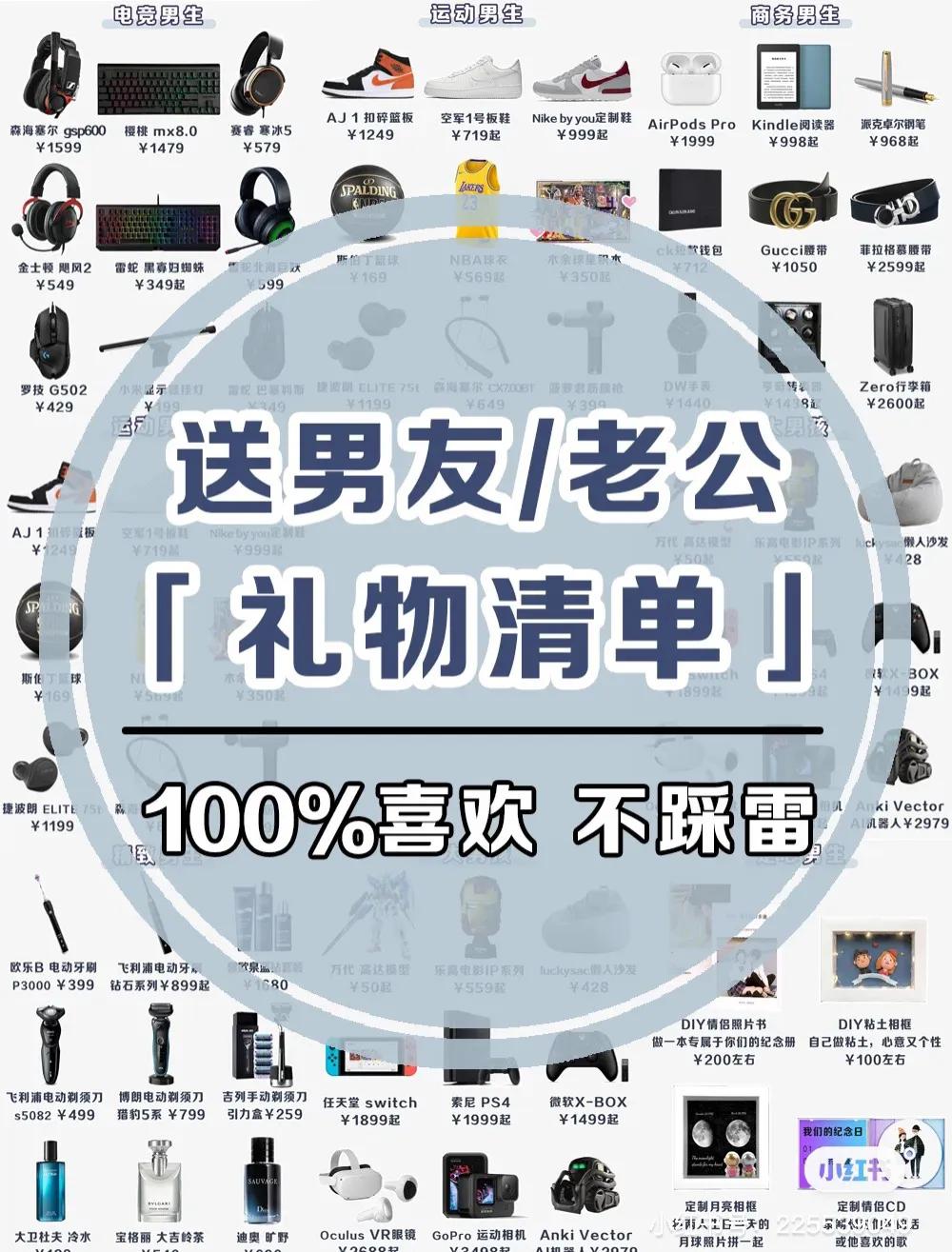 给自己老公送什么礼物（送男朋友的礼物）
