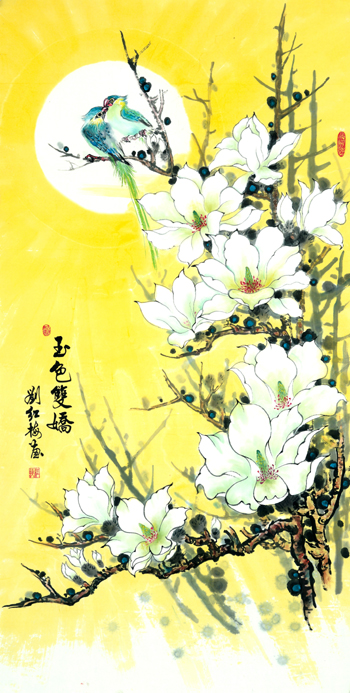 中国民族建筑研究会书画艺术专业委员会副秘书长刘红梅风采展示