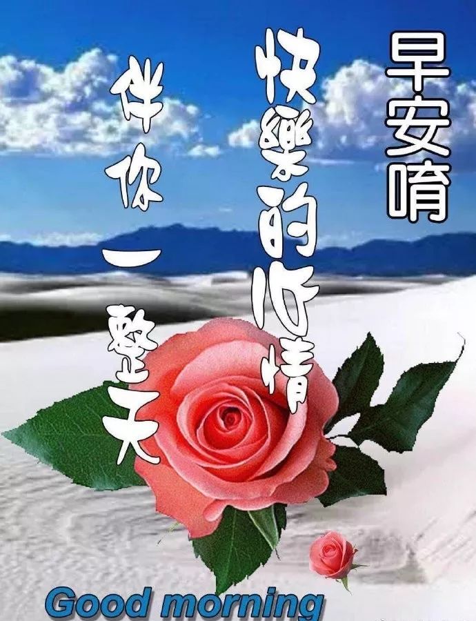 漂亮的早上好图片 简短早安问候语 身体健康、精神快乐图片