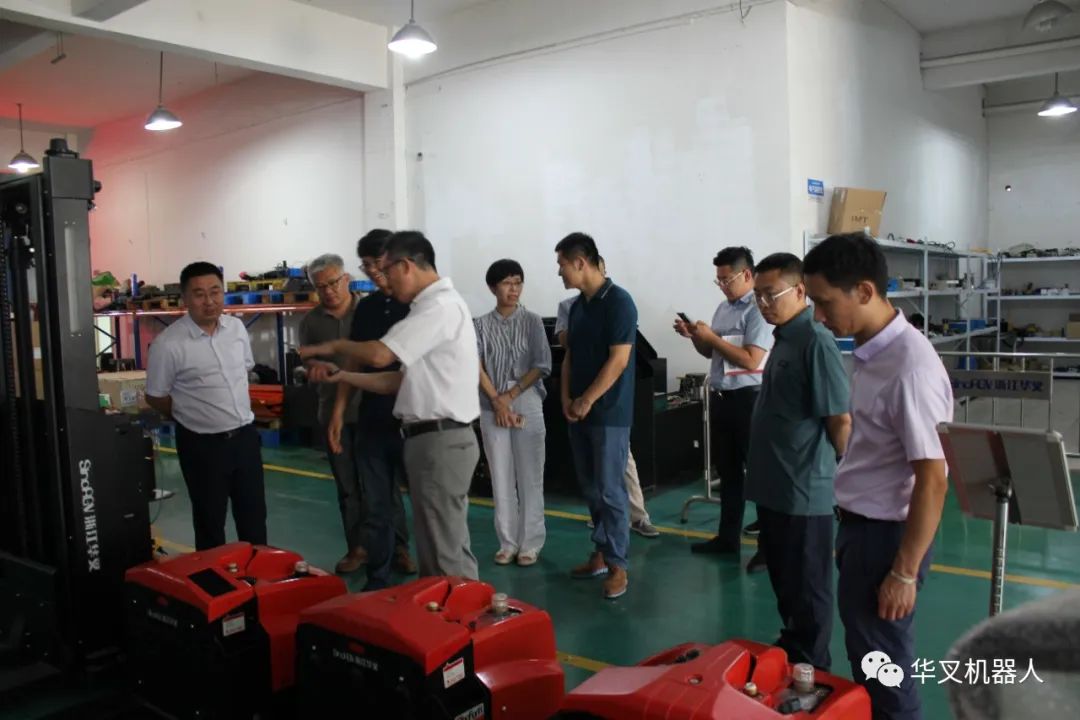 杭州电子科技大学校领导莅临浙江华叉