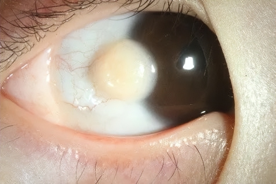 眼睛上长了颗"小青豆",上面还长有绒毛.角膜皮样瘤是什么?