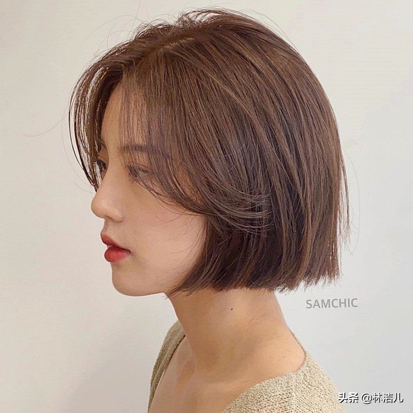 韩国短发发型图片(《社内相亲》副线比主线更甜,女二发型堪称最新短发