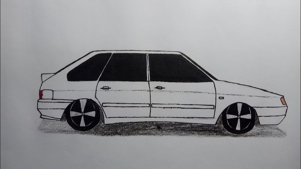 汽車素描畫(來自俄羅斯的汽車鉛筆畫) - 四帝國車市