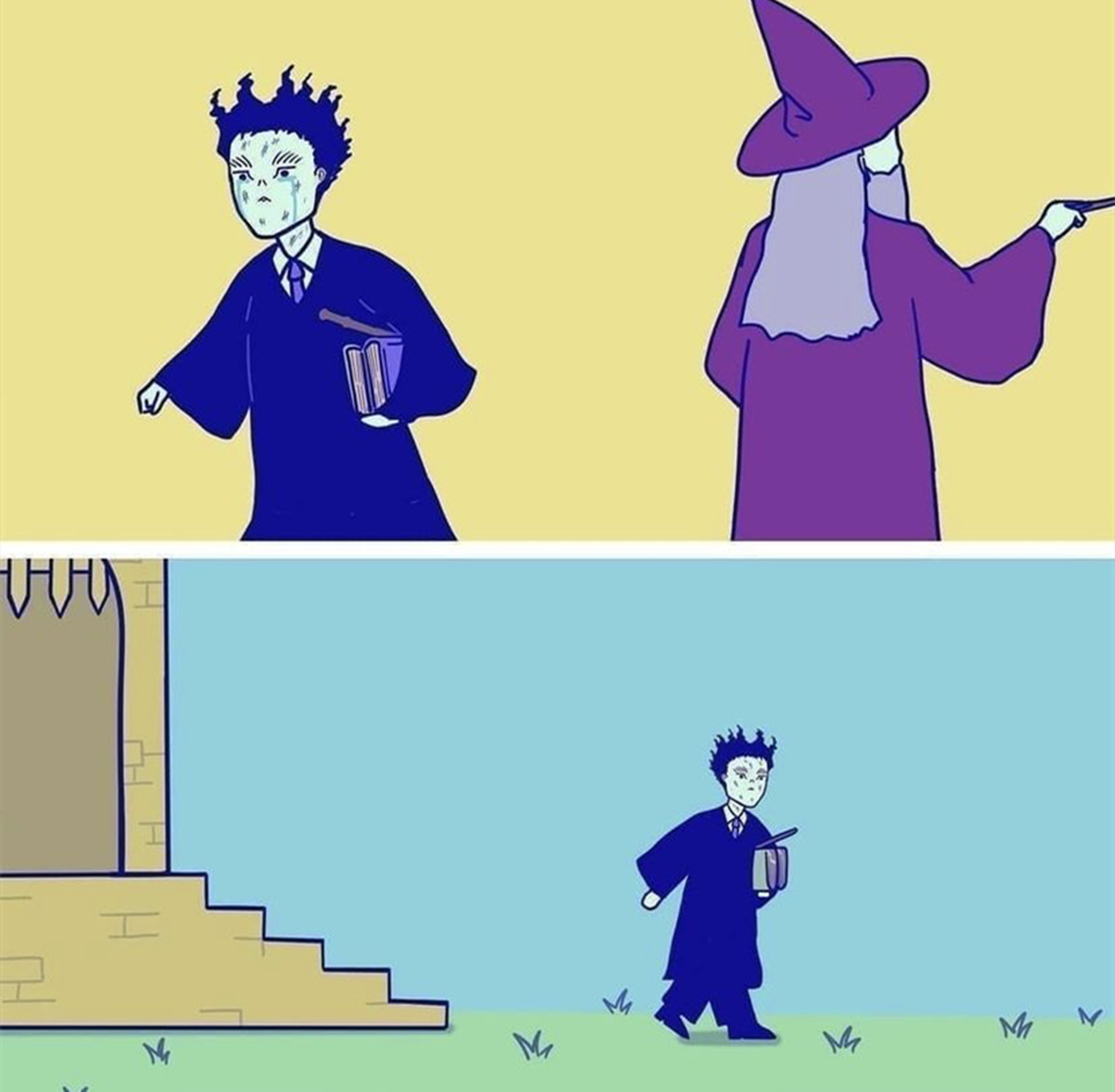 有趣的魔法学校，青蛙变成花还是会爆炸，反派或许就是这么炼成的