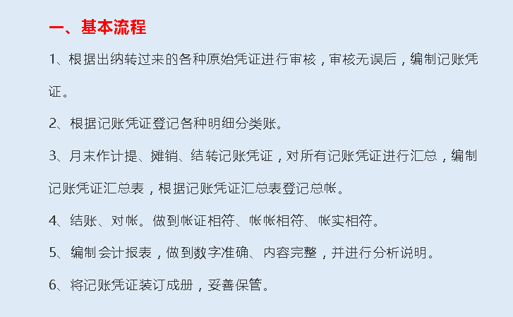 95年女会计熬夜总结，20页会计做账流程及账务实例，建议收藏