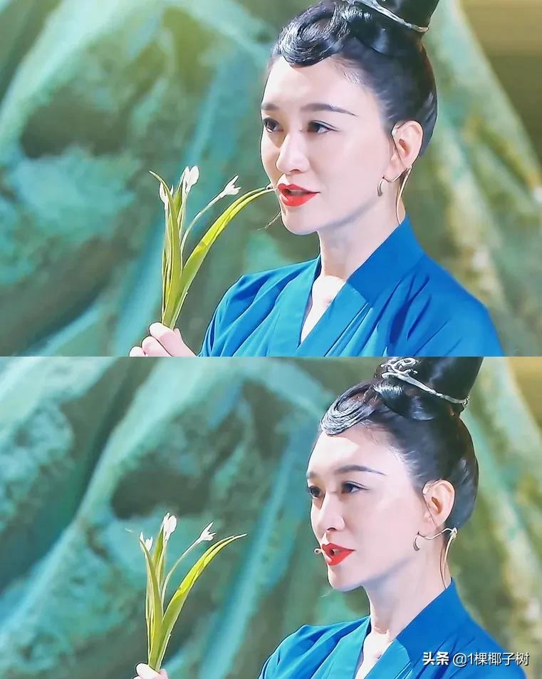 水墨画的李小冉 清新脱俗 媲美瑶池王母