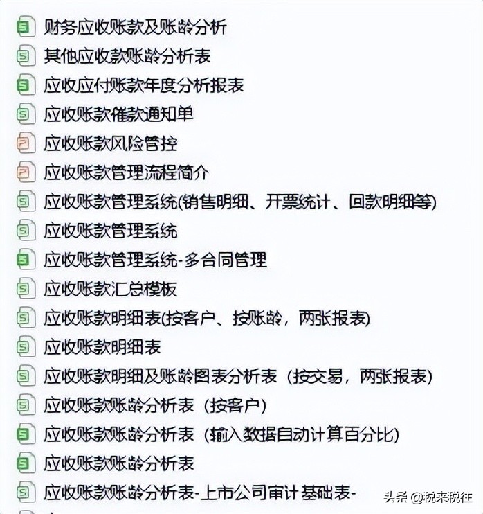 应收账款管理系统（ 直接套用 ）