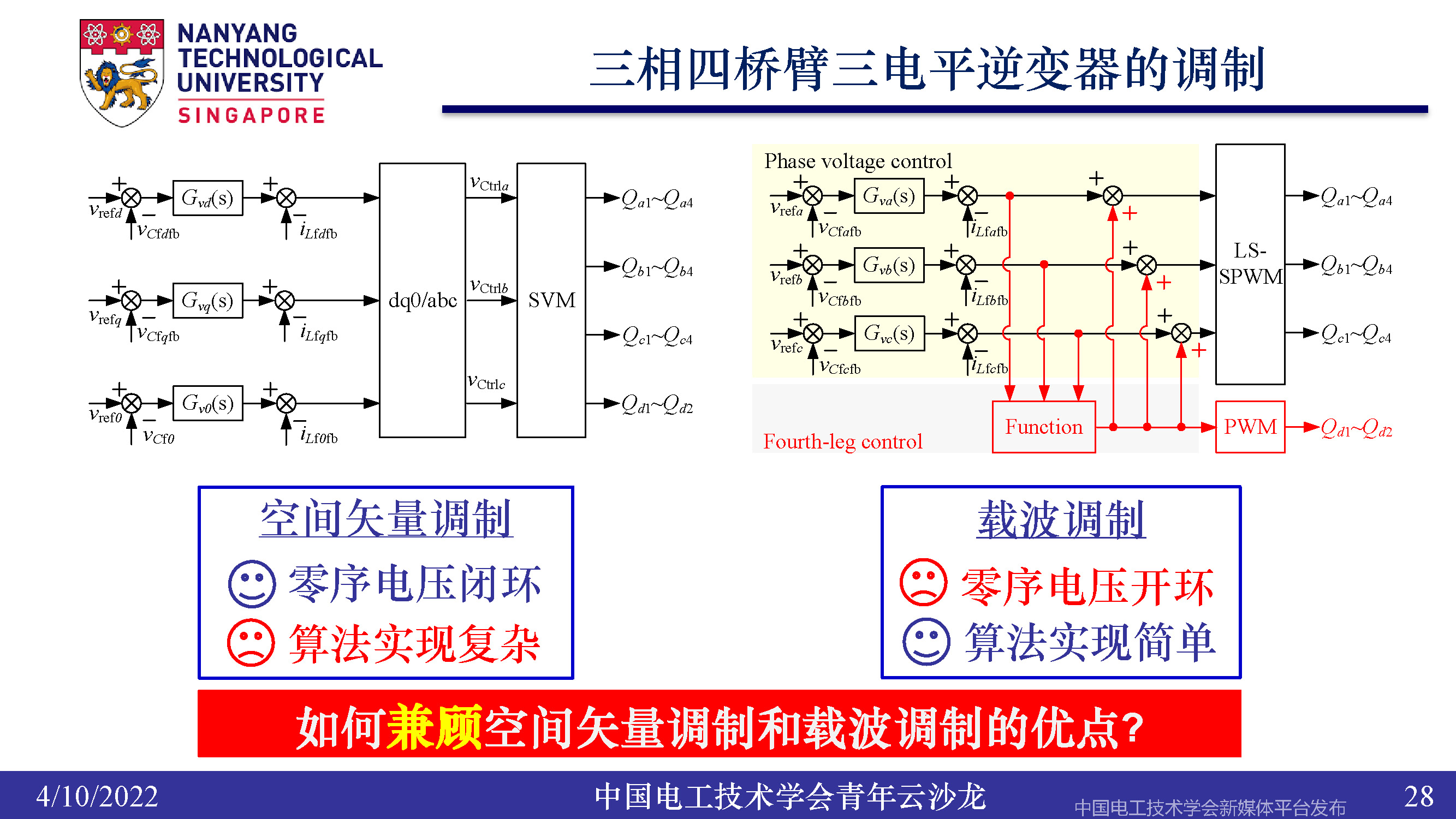 南洋理工张力：三电平逆变器的小型化、轻量化和无电解电容化技术