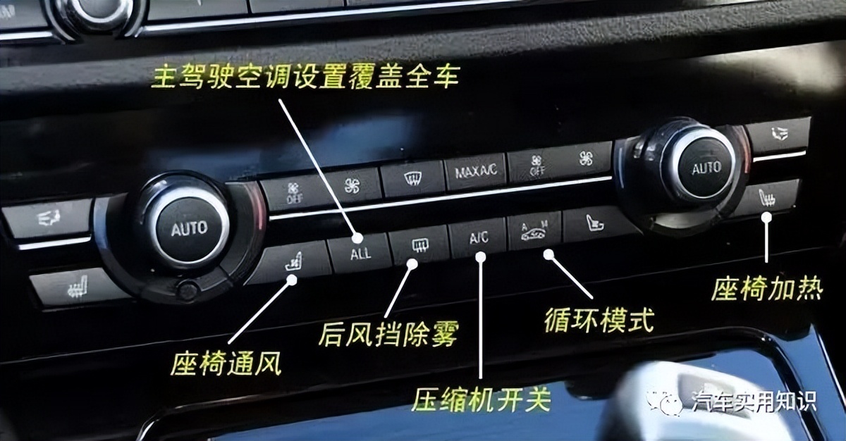最全的車內按鍵圖解！老司機也不一定認的全