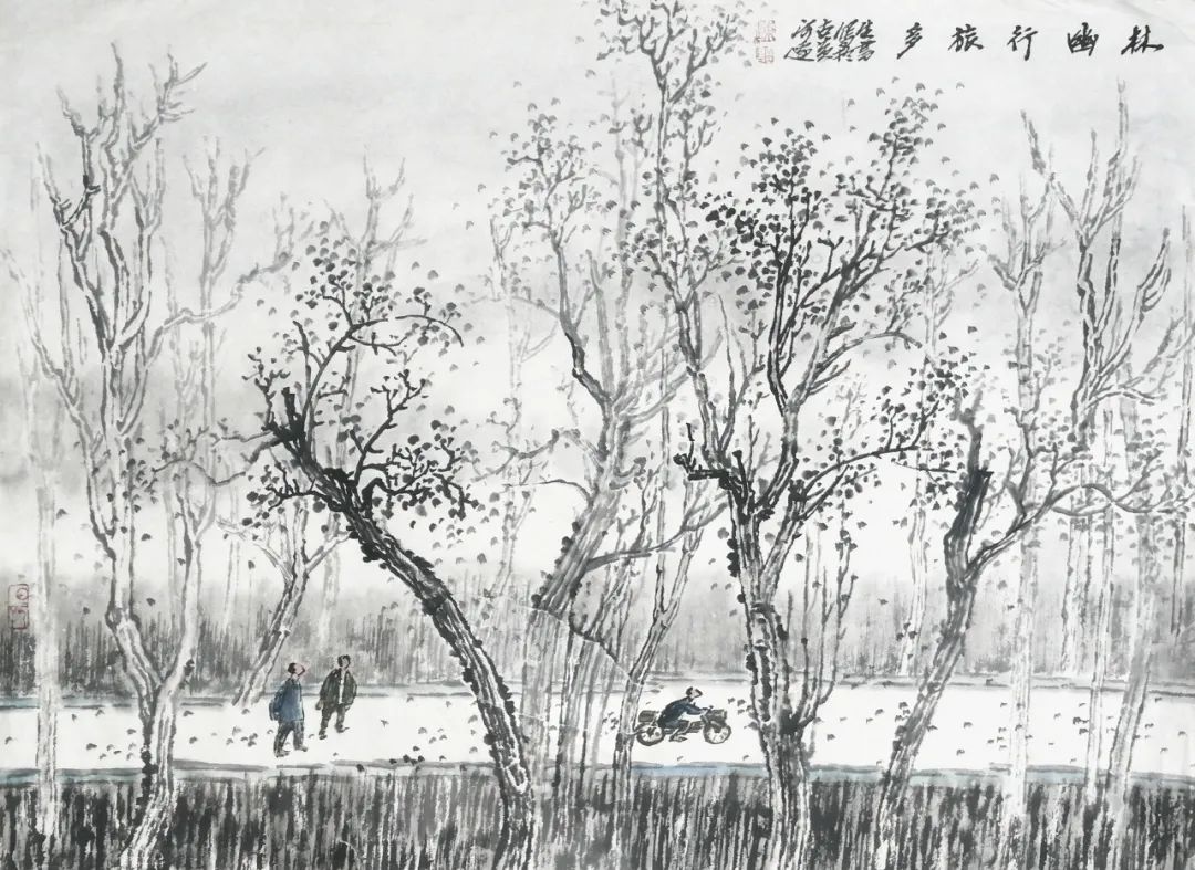 陈生书：古黄河风光带杂树林写生小记