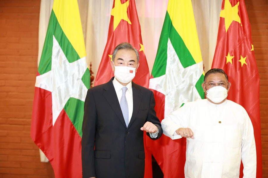 王毅同缅甸外长温纳貌伦会谈 双方一致同意加快推进中缅经济走廊建设