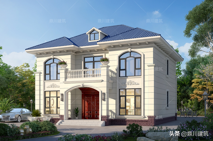 6套二层欧式别墅,沙发靠墙风水好,没得挑的好户型农村都能建